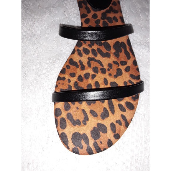 Nine West Sz 6M BLAISE Leopard Animal Print Sandals Shoes NIB - Picture 7 of 7
